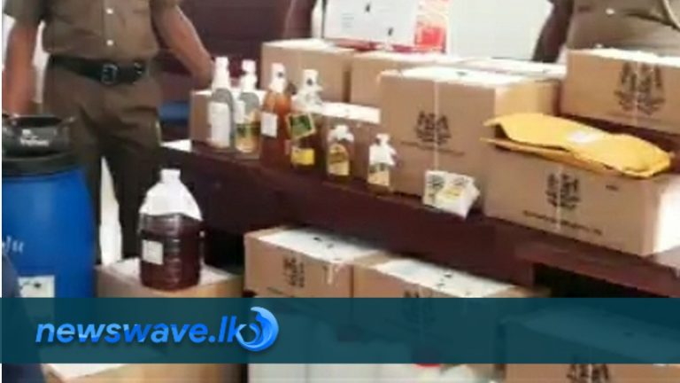 රජයේ ලේබලයෙන් යාපනයේ හොර මත්පැන් ජාවාරමක්