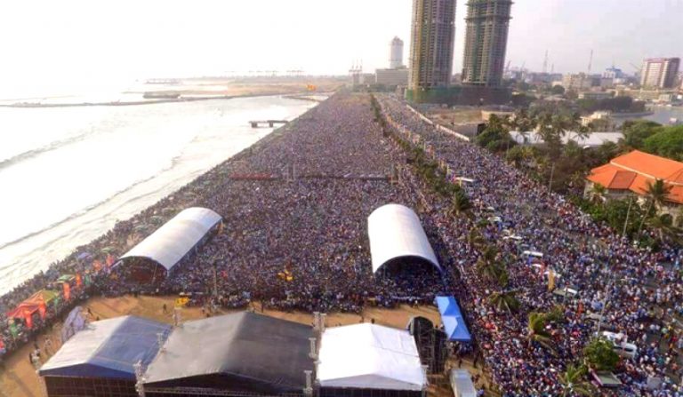 කොවිඩ් නිසා පොහොට්ටුවෙන් මෙවර මැයි පෙළපාලි නෑ රැළිය විතරයි