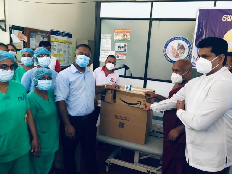 එංගලන්තයේ සිංහලේ ශාඛාවෙන් අනුරාධපුරයේ කොවිඩ් රෝහල් වෙත වෛද්‍යාධාර