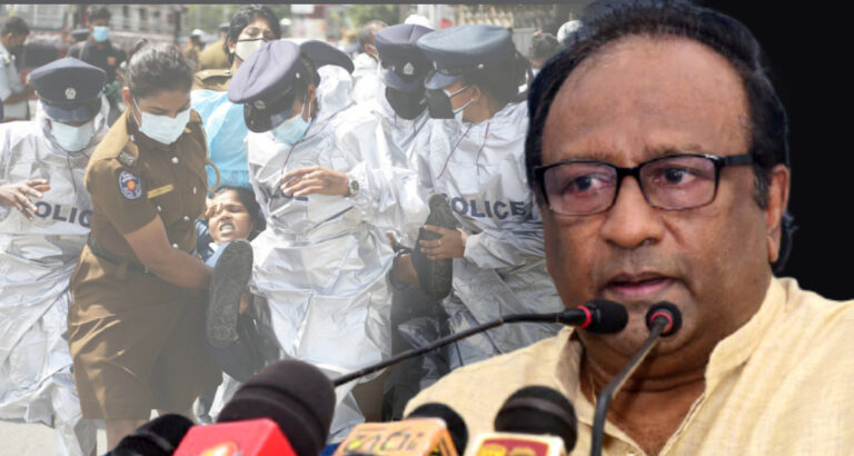 “අපි යහපාලනේ වගේ කඳුලු ගෑස් ගැහුවේ නෑ උස්සන් ගියා විතරයි”