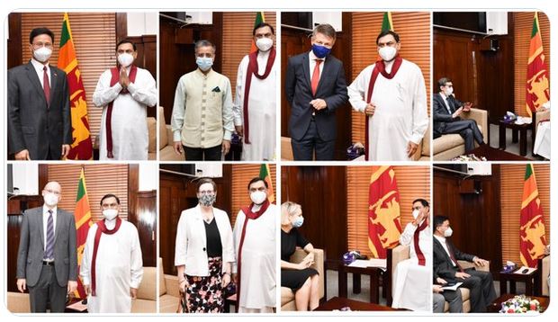 මුදල් ඇමති රටවල් 7ක තානාපතිවරු හමුවෙයි