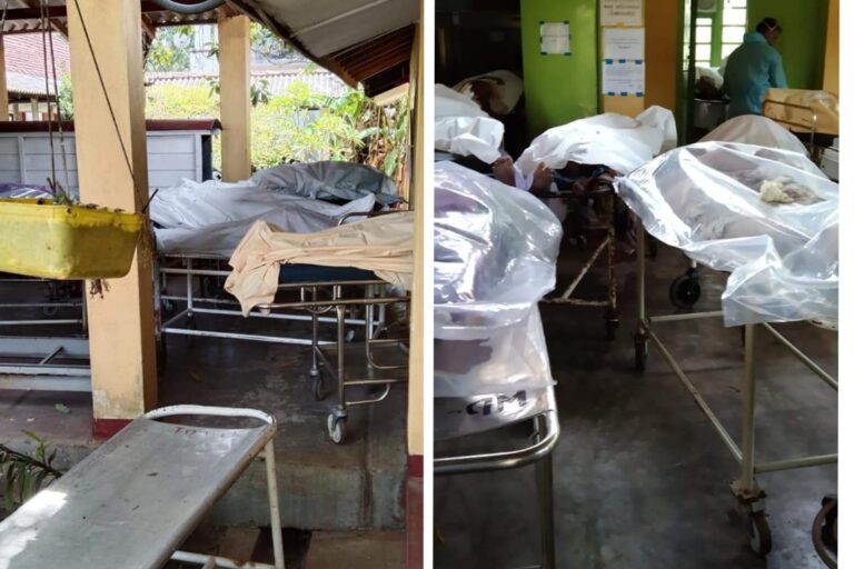 පානදුර රෝහලේ මළසිරුරු එළියෙත් ගොඩගැහිලා පානදුර රෝහලේ මළසිරුරු එළියෙත් ගොඩගැහිලා
