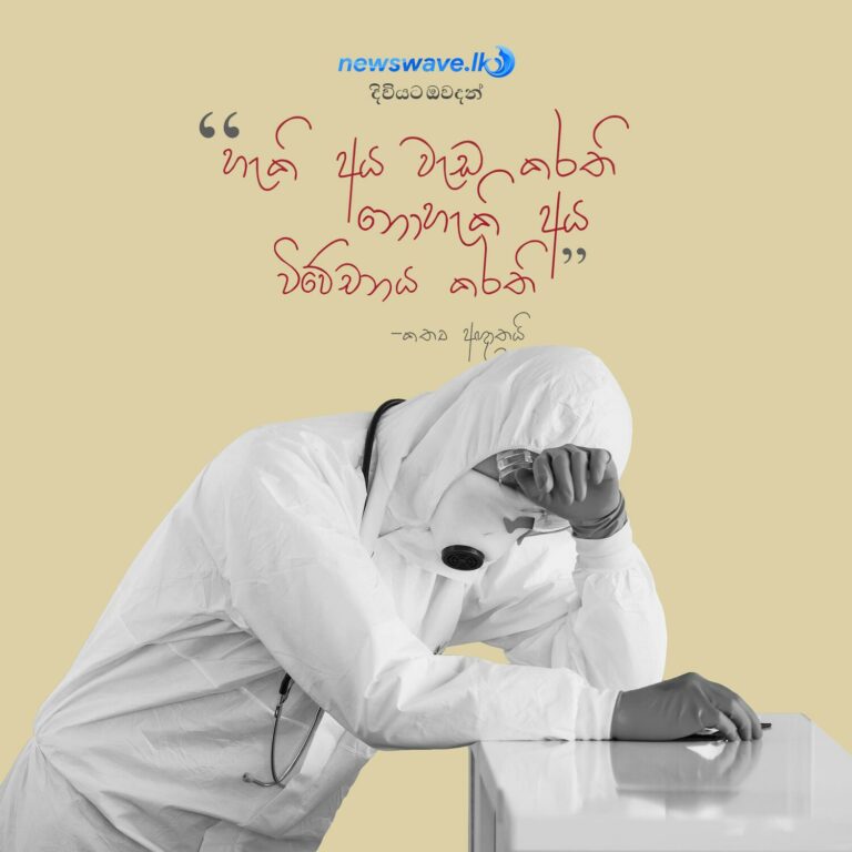 හැකි අය වැඩ කරති. නොහැකි අය විවේචනය කරති.