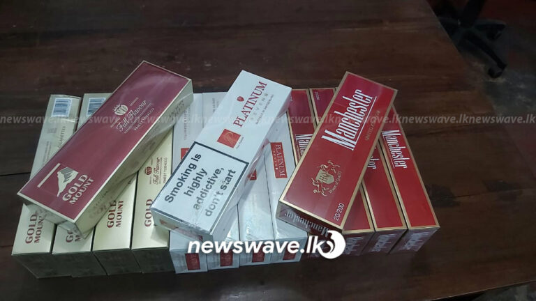 හොර පාරෙන් ගෙනා කෝටි දෙකක රට සිගරට් එස්.ටී. එෆ්. අල්ලයි