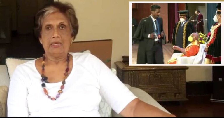 කුලපති හිමිගෙන් උපාධිය නොගත් කොළඹ සරසවි සිසුන්ට හිටපු ජනපතිනියගෙන් තුති කුලපති හිමිගෙන් උපාධිය නොගත් කොළඹ සරසවි සිසුන්ට හිටපු ජනපතිනියගෙන් තුති