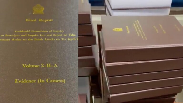 පාස්කු ප්‍රහාරය ගැන වාර්තාවේ පිටු 70,000 ක්