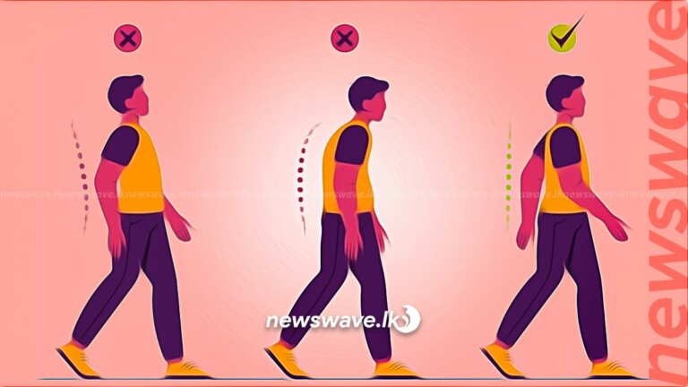 කොන්ද කෙළින් තියාගෙන වැඩ කරන්න