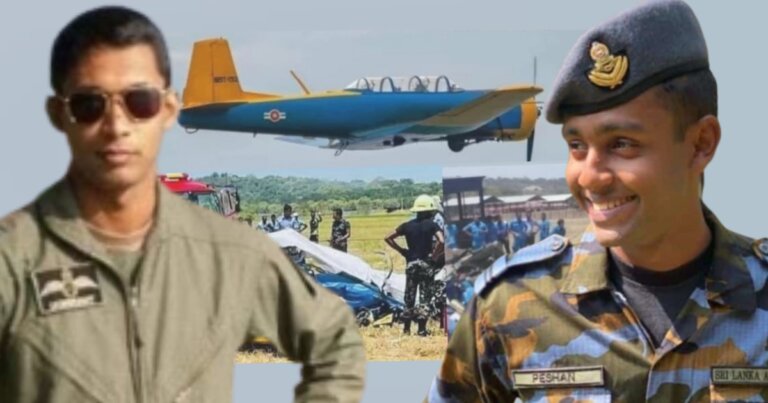 ගුවන් හමුදා PT6 ගුවන් යානය අනතුරට ලක්වන අයුරු වීඩියෝවක් (🎥)