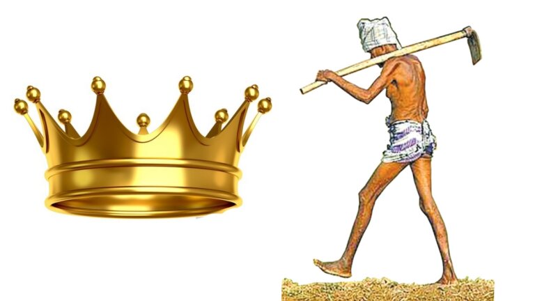 ගොවියයි ඔටුන්නයි දෙකම රජකමට යන පාරෙන් ඉවතට ගොවියයි ඔටුන්නයි දෙකම රජකමට යන පාරෙන් ඉවතට