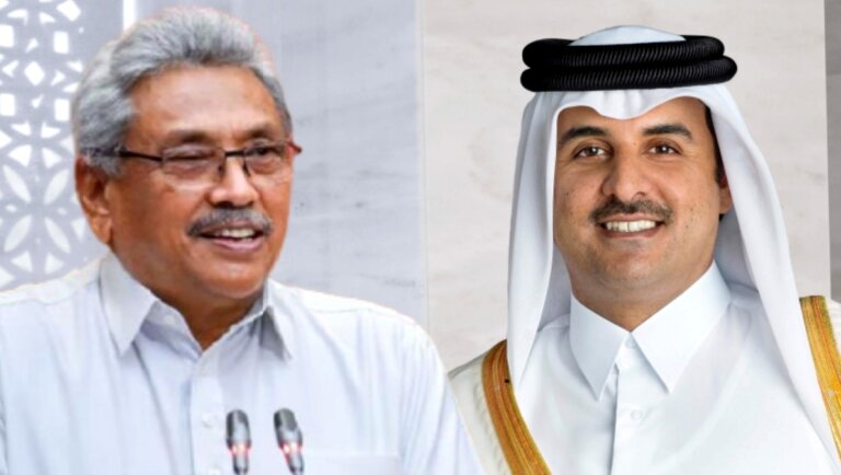 ජනපතිගෙන් කටාර් එමීර්ට ඇමතුමක් ජනපතිගෙන් කටාර් එමීර්ට ඇමතුමක්