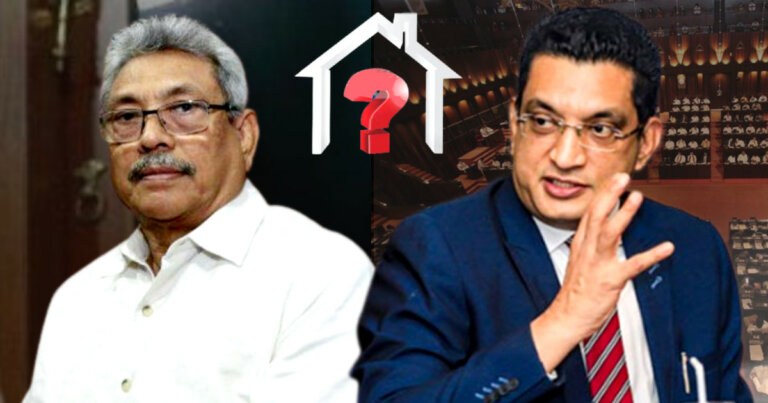 ගෝඨාභයට නිවසක්: ‘ගෙවල් දෙන්න මම කවුද?’ -සබ්රි අහයි