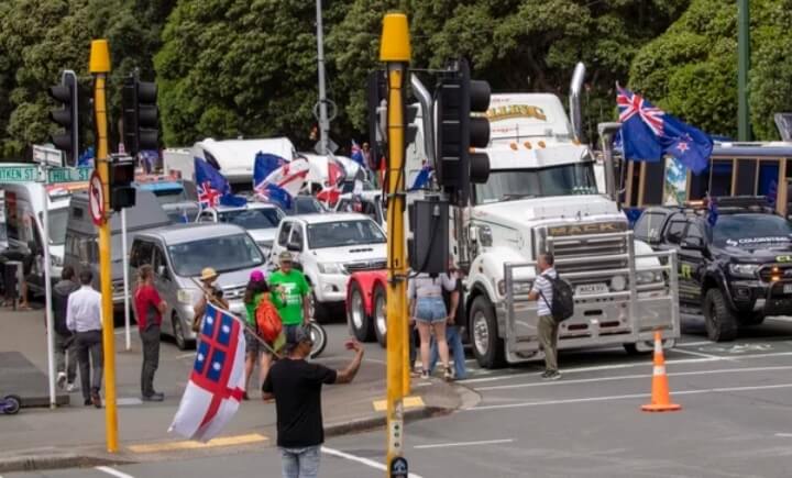 නවසීලන්ත වැසියෝ පාර්ලිමේන්තුව වටලති නවසීලන්ත වැසියෝ පාර්ලිමේන්තුව වටලති