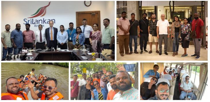 දකුණු ඉන්දීය ජ්‍යෙෂ්ඨ මාධ්‍යවේදීන් පිරිසක් දිවයිනට
