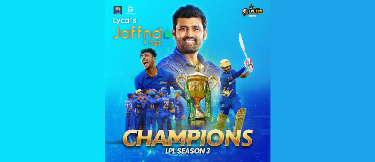 ජැෆ්නා කිංග්ස් තෙවැනි වරටත් LPL ඔටුන්න දාගනී