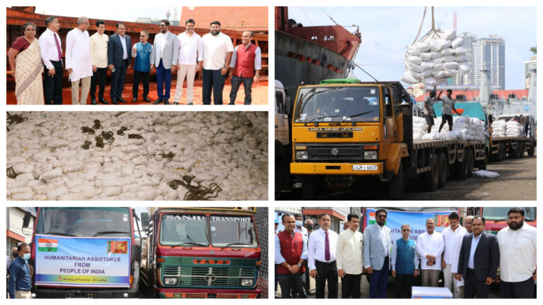 ඉන්දියාවෙන් තවත් හාල් – කිරිපිටි – ඖෂධ තොගයක් ඇවිත් ඉන්දියාවෙන් තවත් හාල් – කිරිපිටි – ඖෂධ තොගයක් ඇවිත්