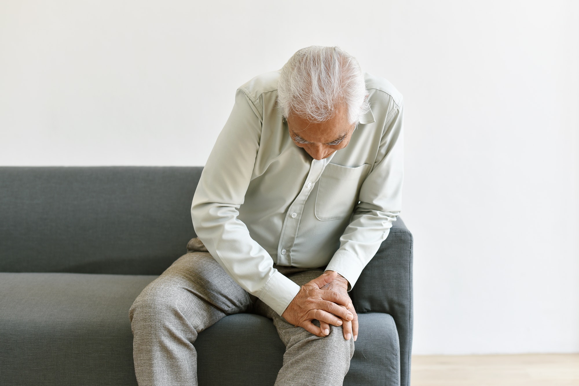 Arthritis joint pain problem in old man