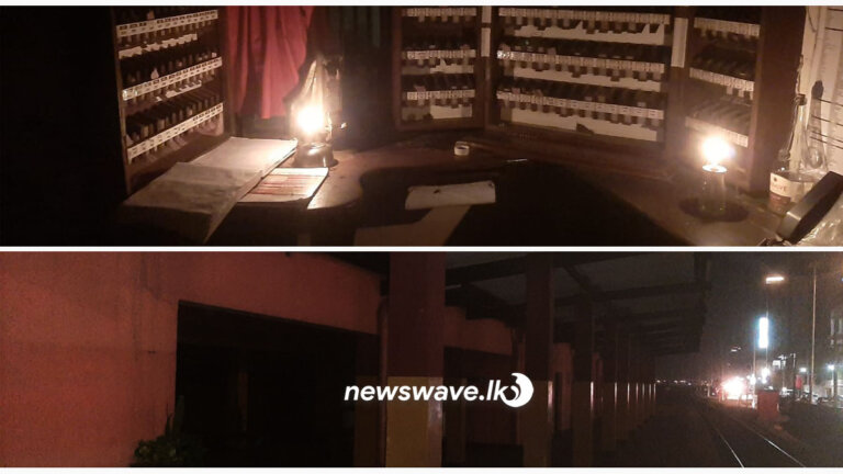 බම්බලපිටිය දුම්රියපළ අඳුරට වැටෙයි