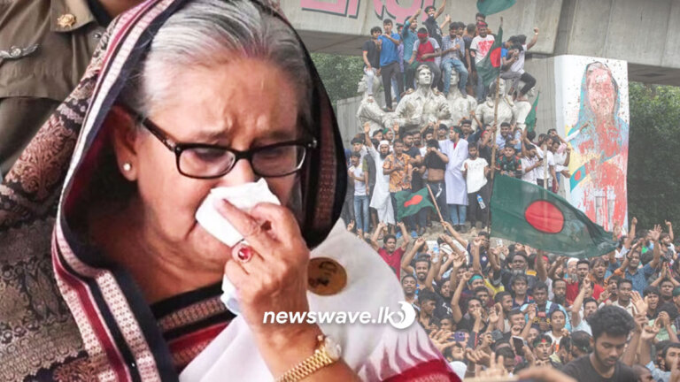 හසීනා බංගලාදේශයෙන් පලා යයි හසීනා බංගලාදේශයෙන් පලා යයි