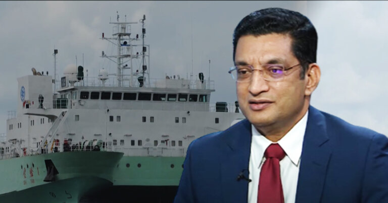 නැවක් නිසා ඉන්දු-චීන ගිරයට ලංකාව මැදිවෙයි