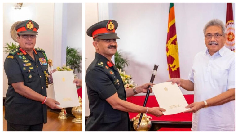 නව යුද හමුදාපති සහ ආරක්ෂක මාණ්ඩලික ප්රධානි පත්කෙරේ නව යුද හමුදාපති සහ ආරක්ෂක මාණ්ඩලික ප්රධානි පත්කෙරේ