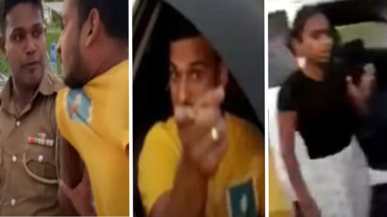 දවස් 5ක් තිස්සේ අල්ලන්න බැරිව සිටි මන්ත්ර්රී පුතයි ලේලියි පොලීසියට භාරවෙයි දවස් 5ක් තිස්සේ අල්ලන්න බැරිව සිටි මන්ත්ර්රී පුතයි ලේලියි පොලීසියට භාරවෙයි