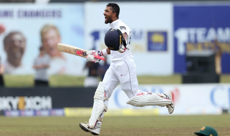 චන්දිමාල්ගේ ද්විත්ව ශතකයෙන් ශ්‍රී ලංකා ප්‍රභල තැනකට