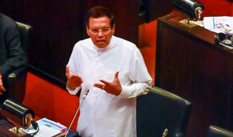 ශ්‍රීලනිප මන්ත්‍රීවරුන් ඇමතිධුර ගැනීම පක්ෂ තීන්දුවට පටහැනියි – මෛත්‍රිපාල සිරිසේන
