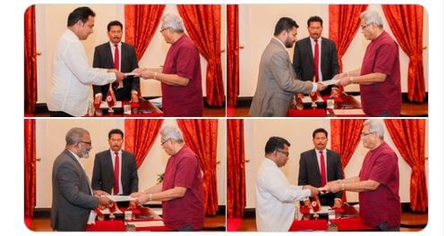 තවත් රාජ්‍ය අමාත්‍යවරුන් 4ක් දිවුරුම් දෙති