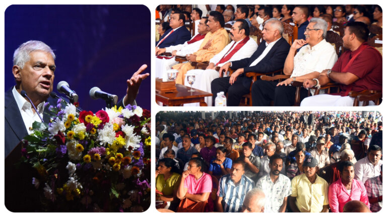 ජනපති රනිල් එක කතාවකින් රටටම උත්තර දෙයි