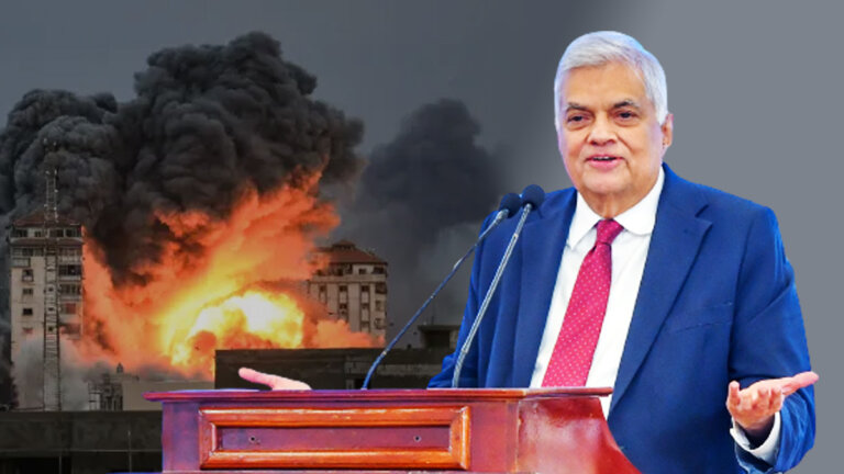 “ගාසා තීරයට එකක් ලංකාවට වෙන විදියක් ඇයි?” -ජනපති විමසයි “ගාසා තීරයට එකක් ලංකාවට වෙන විදියක් ඇයි?” -ජනපති විමසයි