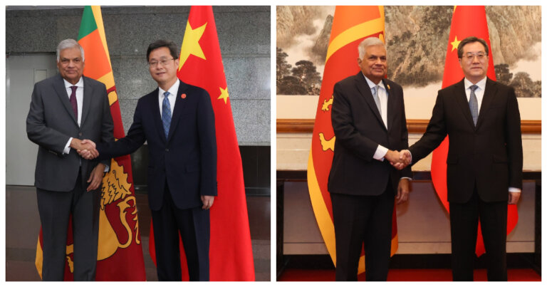 රනිල් -චීන මුදල් ඇමති -උප අගමැති සමඟ සාකච්ඡාවක