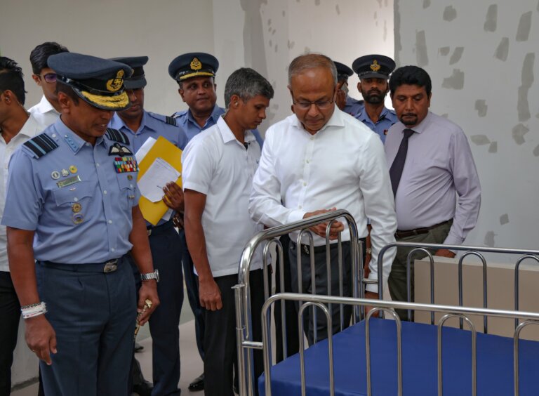 මහරගම අපේක්ෂා රෝහලේ නව සිව්මහල් ගොඩනැගිල්ලේ ඉදිකිරිම් පරීක්ෂාවට මහරගම අපේක්ෂා රෝහලේ නව සිව්මහල් ගොඩනැගිල්ලේ ඉදිකිරිම් පරීක්ෂාවට