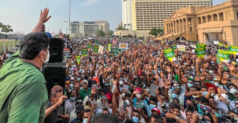 කොළඹ පිරවූ සජබ ජන ගඟ