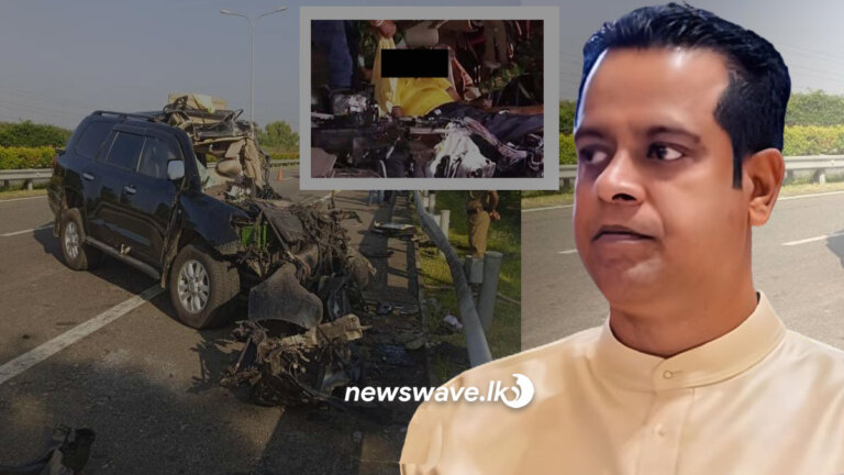 රිය අනතුරකින් රාජ්‍ය අමාත්‍ය සනත් නිශාන්ත ජීවිතක්ෂයට