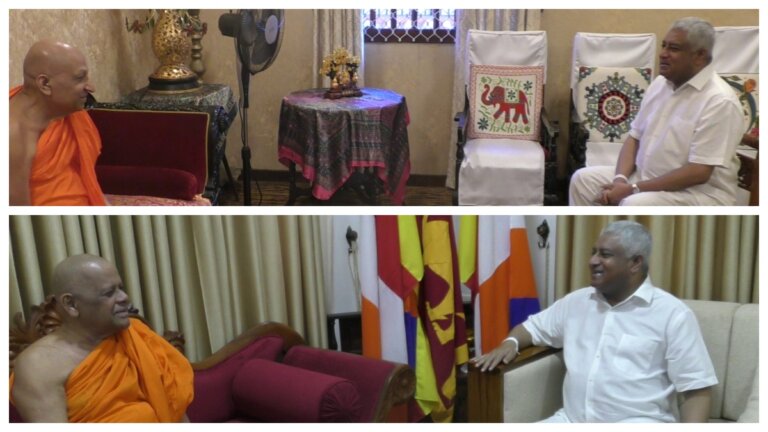 ‘යුක්තිය’ට සියම් නිකාය මහා සංඝරත්නයේ ආශිර්වාද