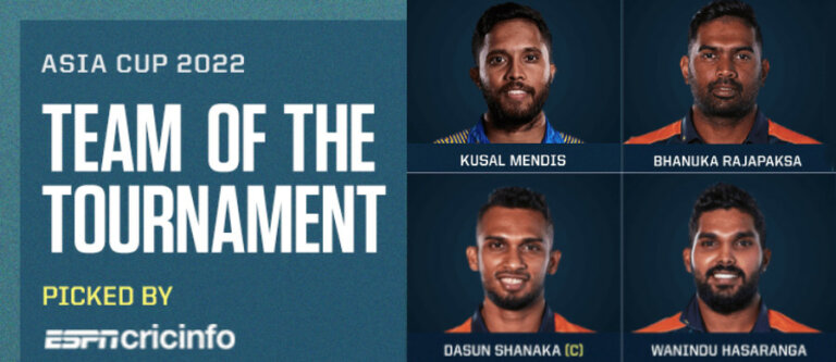 ආසියානු තරගාවලියේ හොඳම 11දෙනාට ලංකාවෙන් හතරක්