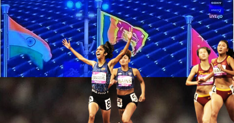 ඉන්දු-චීන කොඩිවලට ඉහළින් ලක් කොඩිය එසවූ තරුෂිට ජනපතිගෙන් සුබපැතුම්